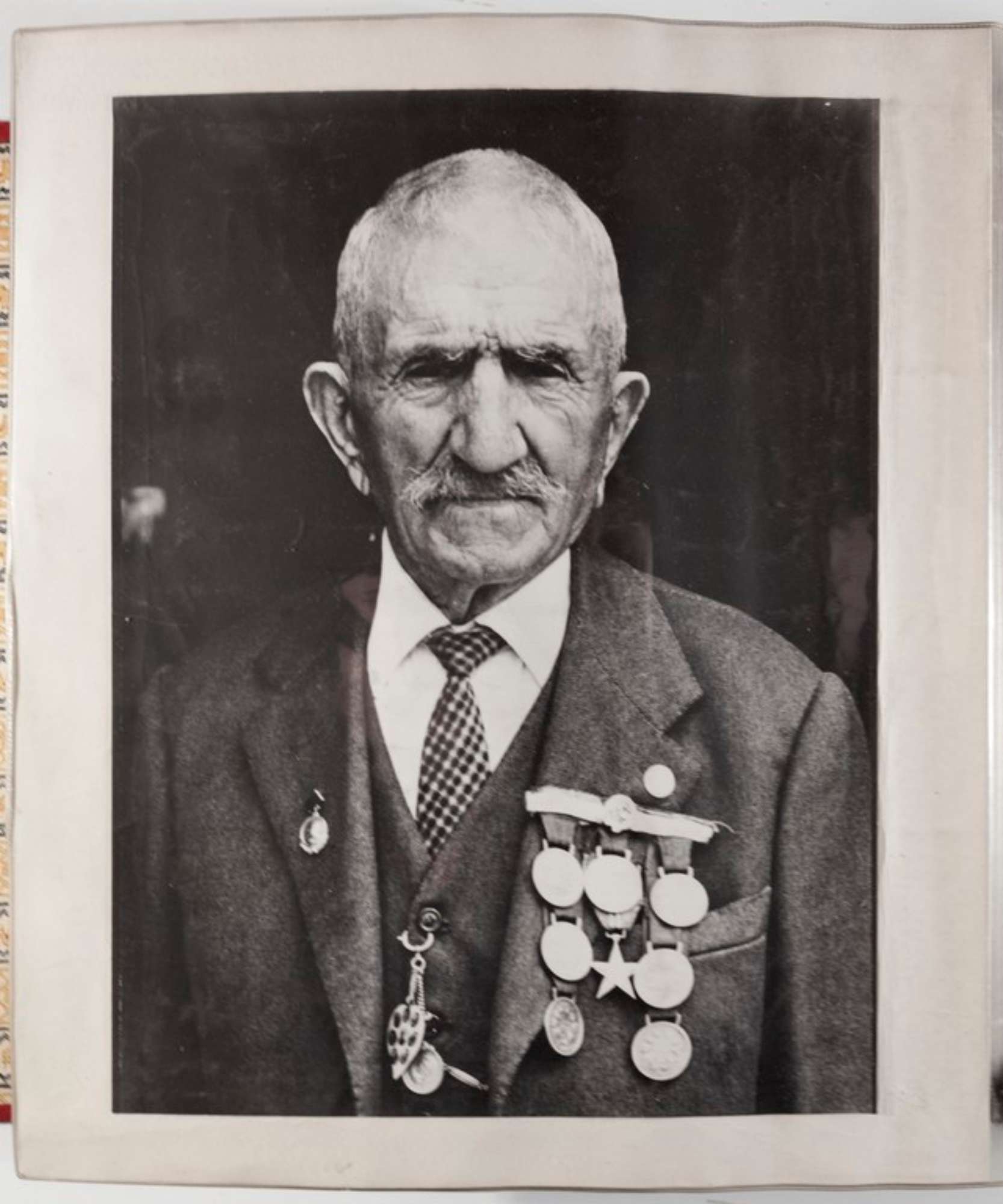 Gattatico-Reggio Emilia, 27.30 marzo 1970, Funerali di Alcide Cervi, ritratto di Alcide Cervi